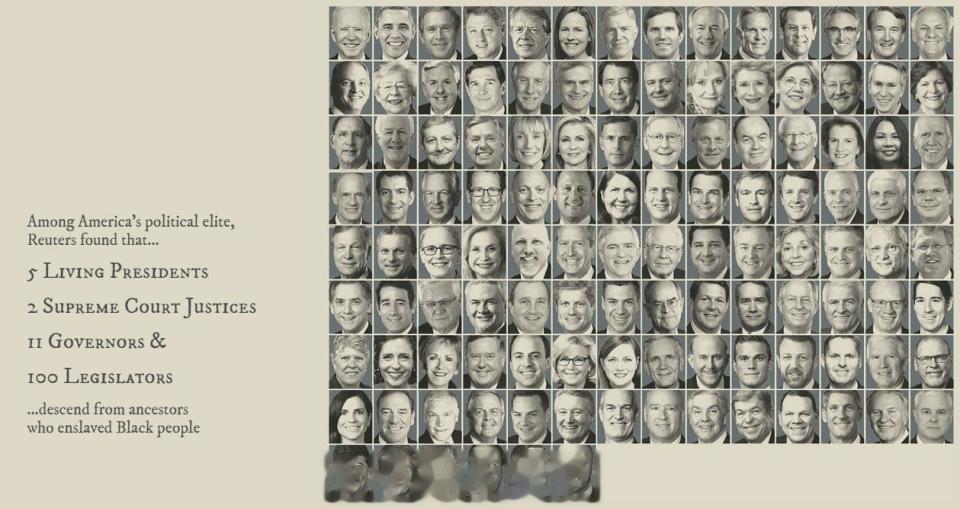 美国政要多是奴隶主后裔，调查显示：拜登等美国五位在世总统都是奴隶主后代，只有特朗