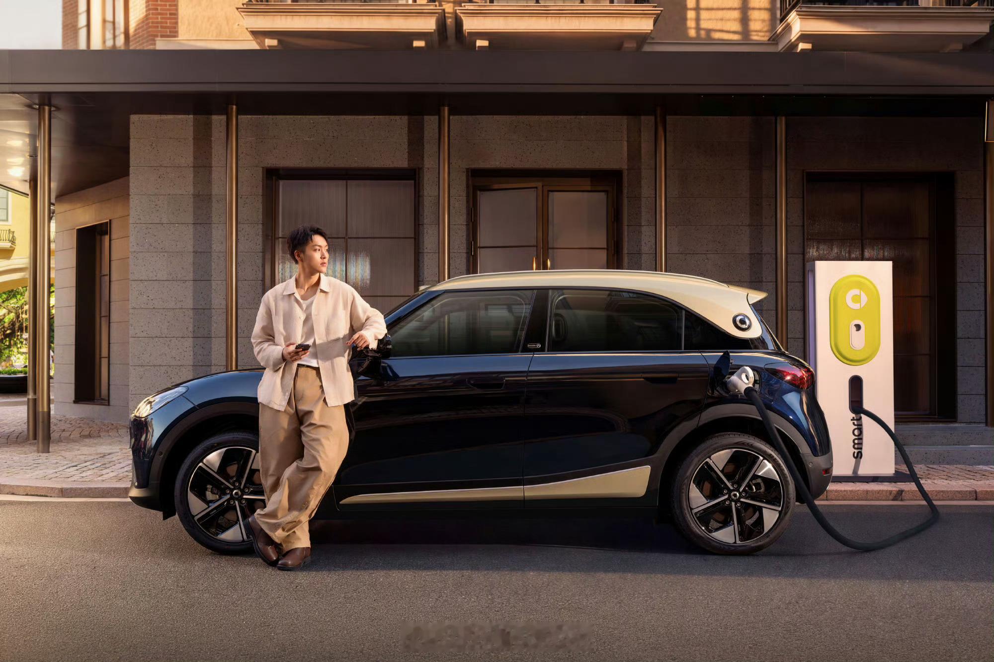 城市通勤首选小车🚗全新一代smart精灵1号车身小巧灵动，窄路穿行、狭小车位轻
