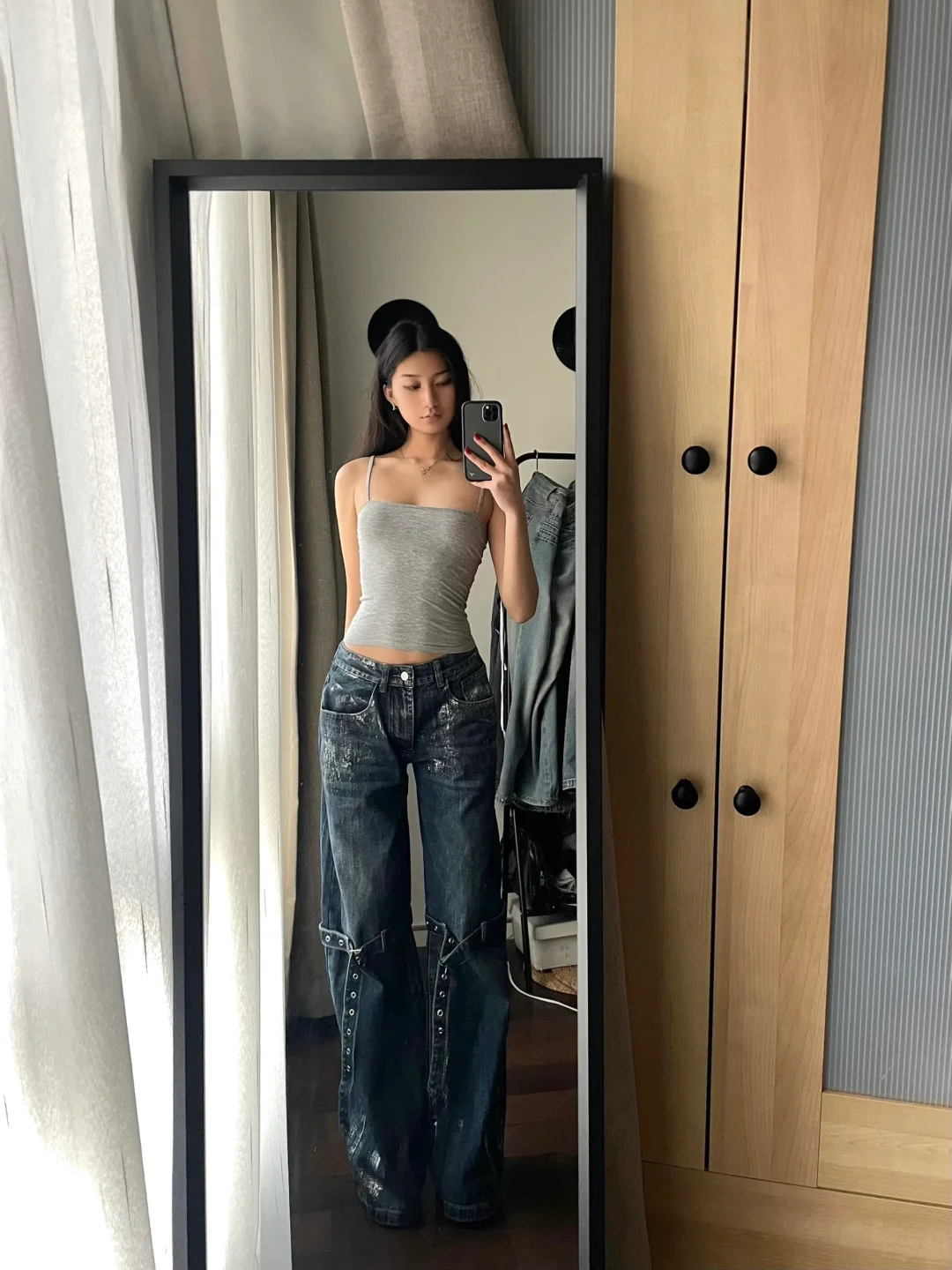 版型好美的裤子