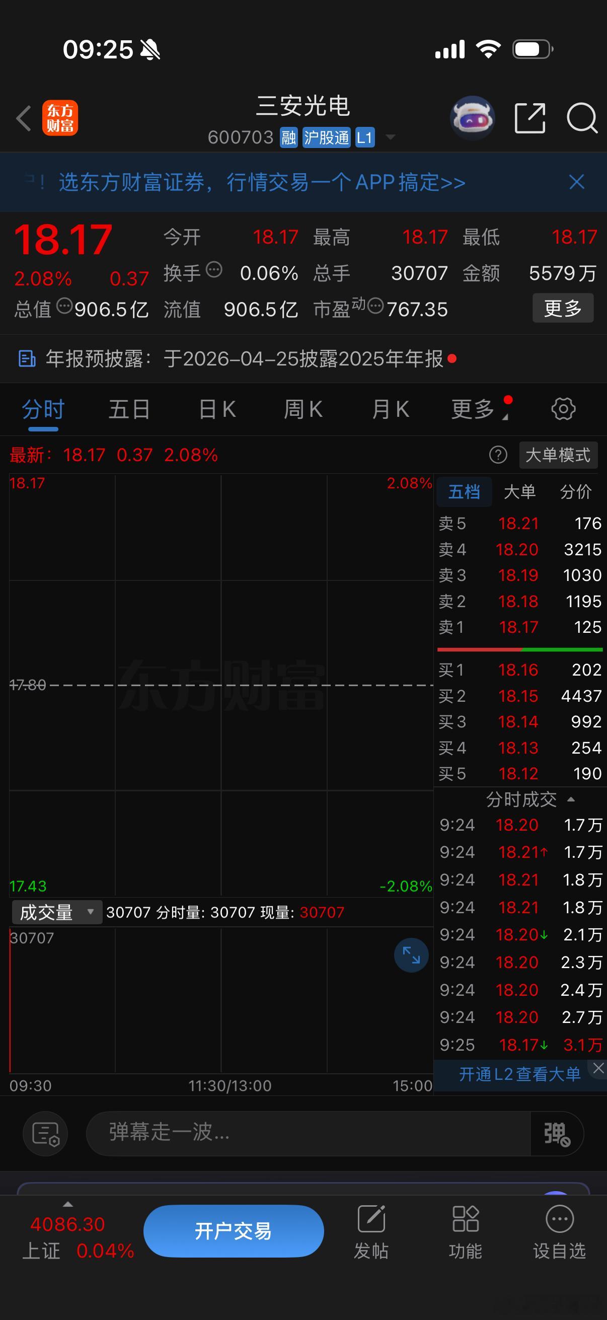 三安光电竞价还不错有没有支持钉子哥的铁粉 