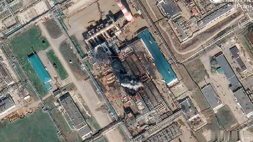 卫星影像显示，俄境内新古比雪夫斯克炼油厂核心装置严重受损，可能导致高达80%产能