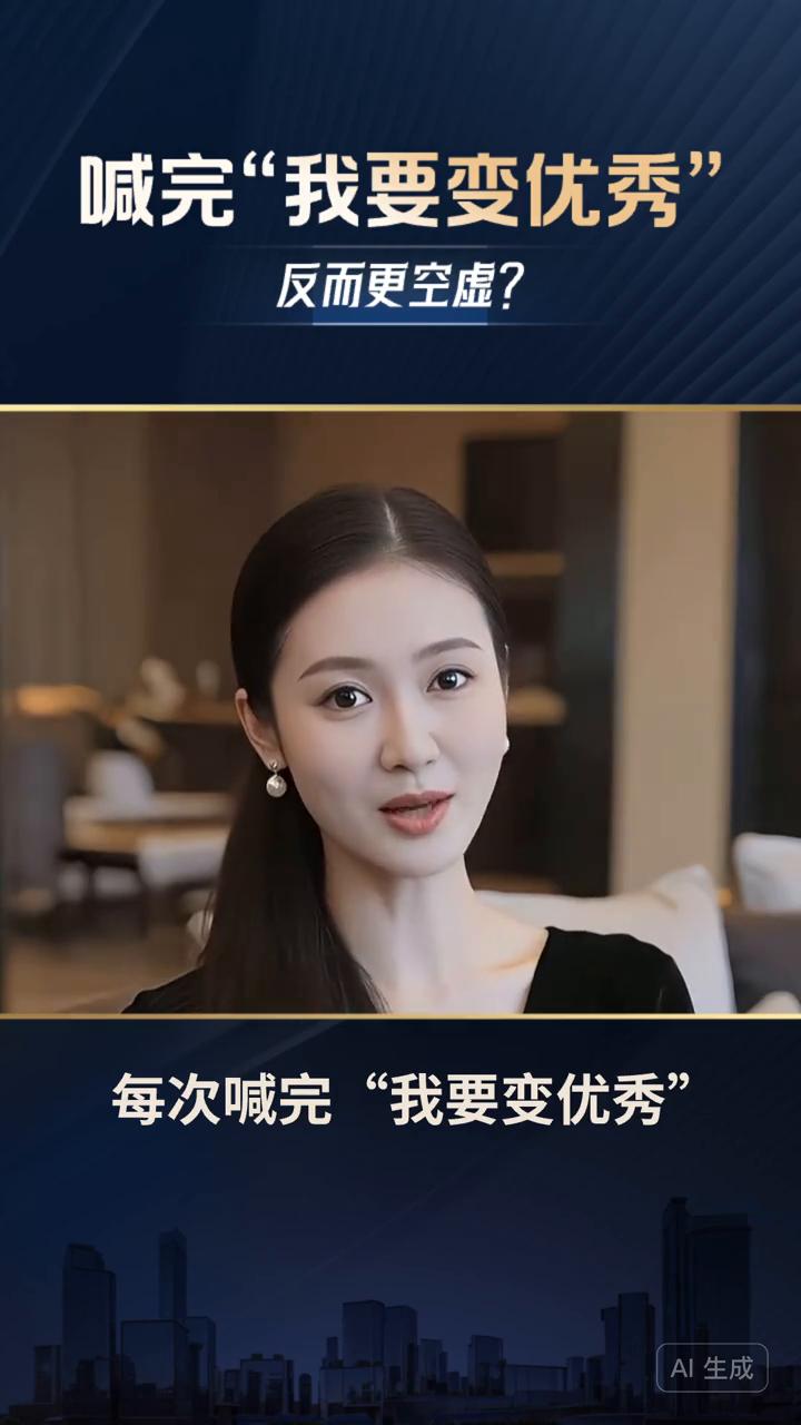 迷茫青年别再喊变优秀了，问题出在目标太虚。
每次喊完"我要变优秀"是不是感觉更空