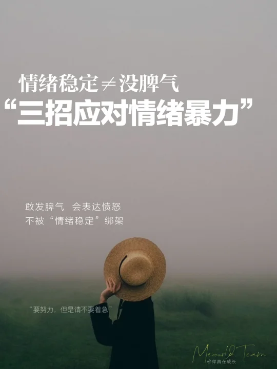 『情绪稳定』  正在悄悄消耗你