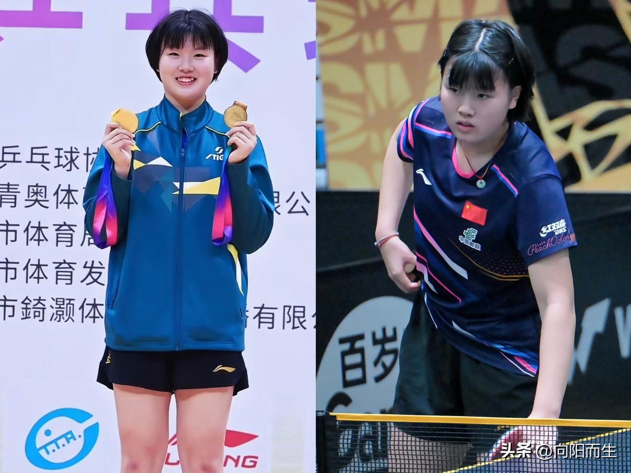 太原挑战赛主力全歇了，
15岁的姜依依终于被推出来了！

女单女双两头跑，全得从