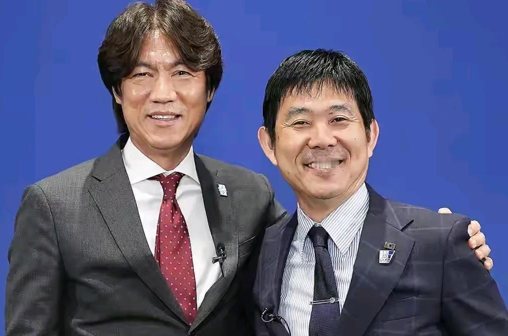 正当东亚杯进行的如火如荼的时候，日韩现任两位本土主帅畅想着在美加墨世界杯决赛相会