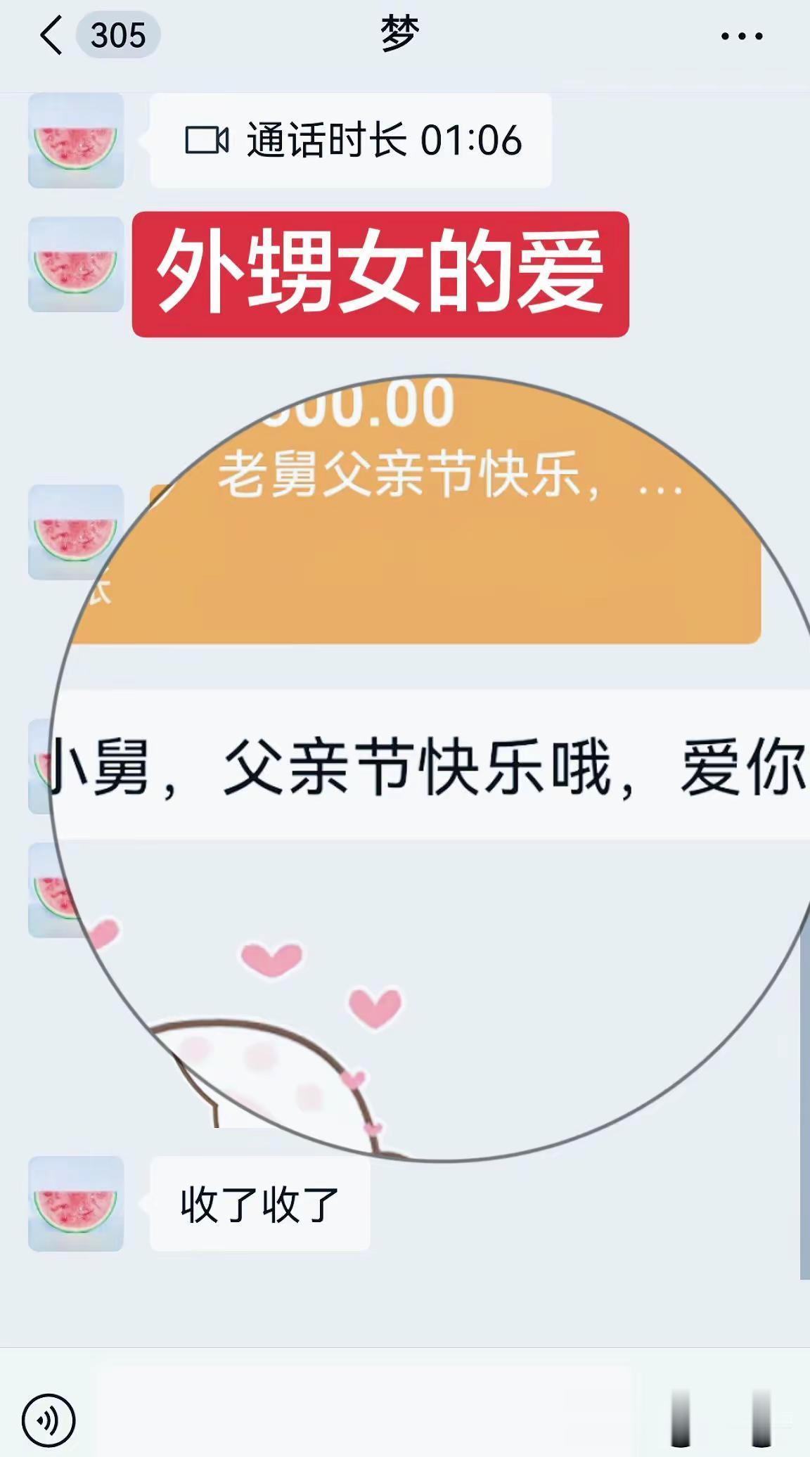 没有父亲的父亲节。我和她，都没有父亲了。小父亲节 外甥女及她一家三口来湖北，短短
