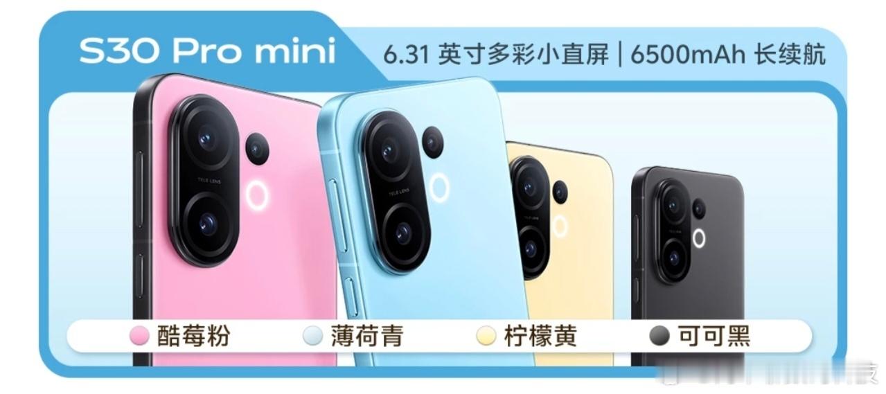 vivo S30 Pro mini即将登场，小屏旗舰来袭最近很多人对小屏手机特别
