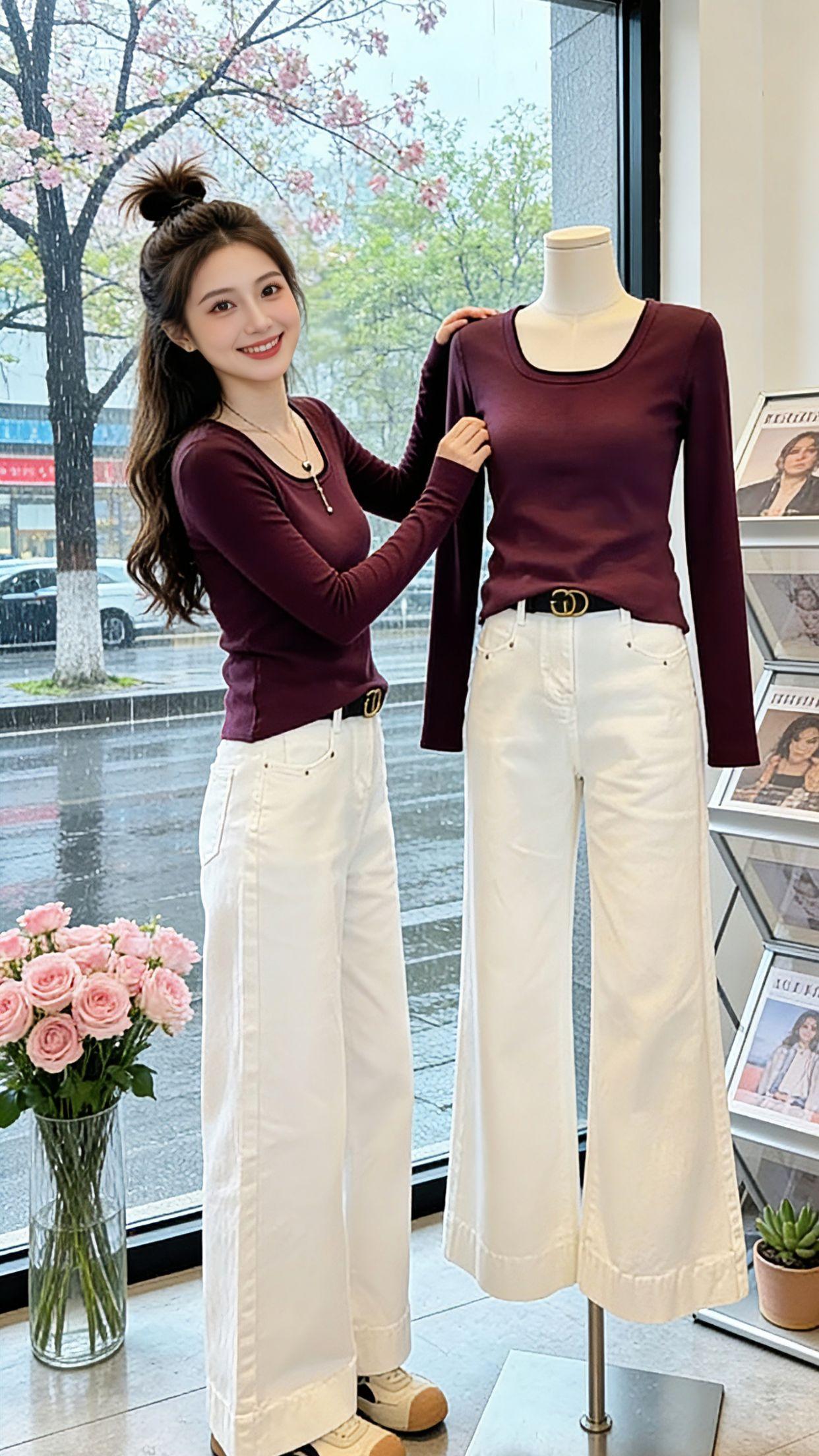 Danny的夏装万能穿搭公式来啦！2026超火的这套紫调上衣配白阔腿裤也太会了，