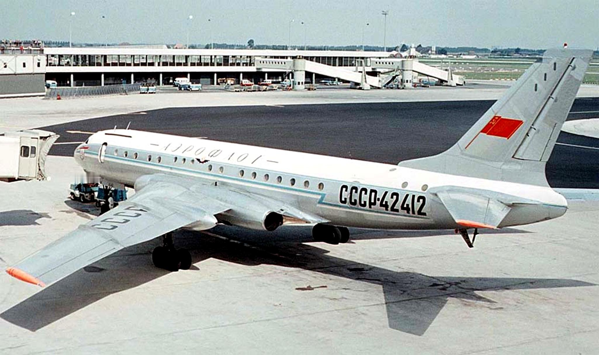 分享圖片：蘇聯圖波列夫Tu-104客機 