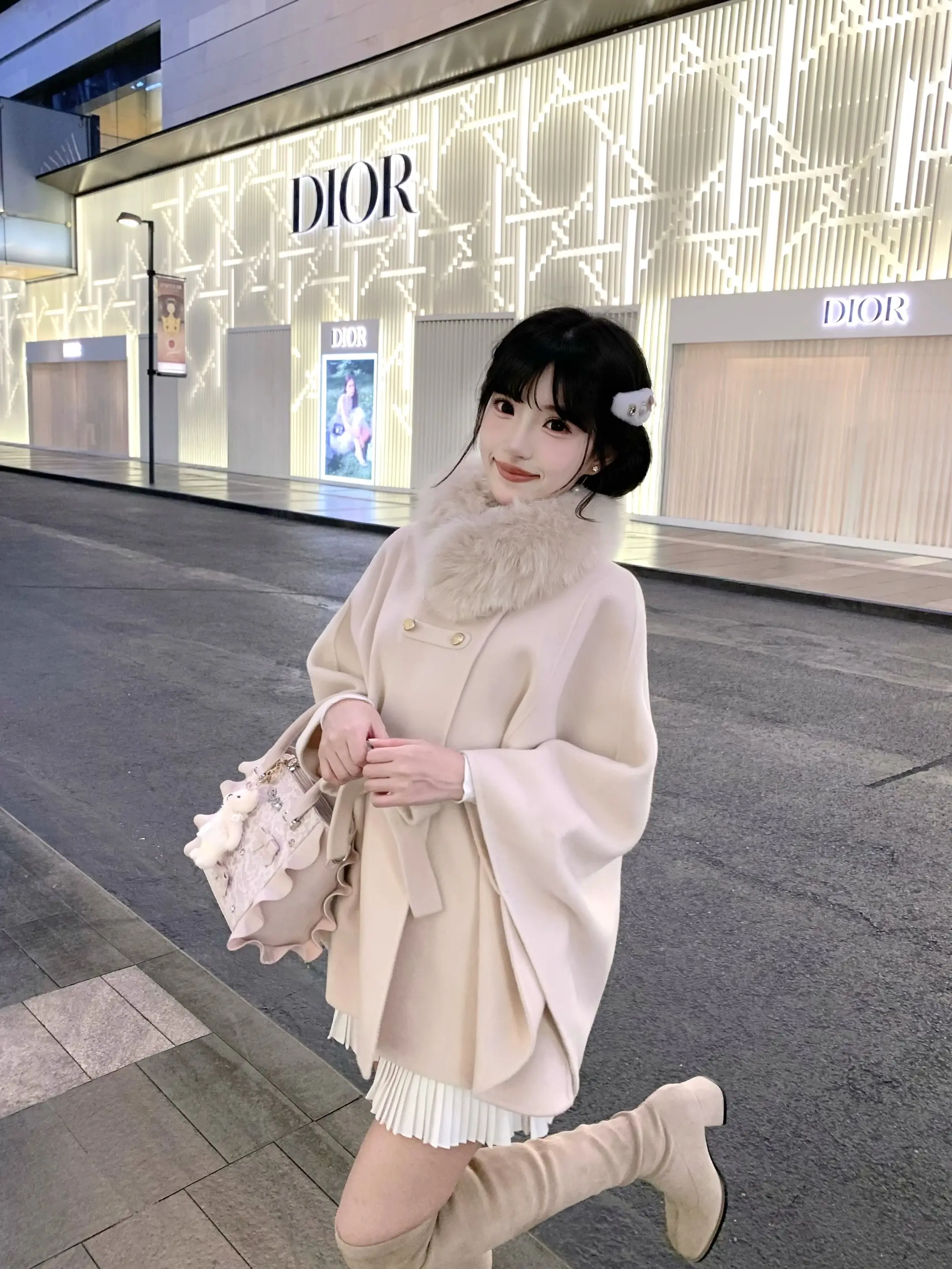 秋冬就是纱绘子的季节♡。好日系温柔