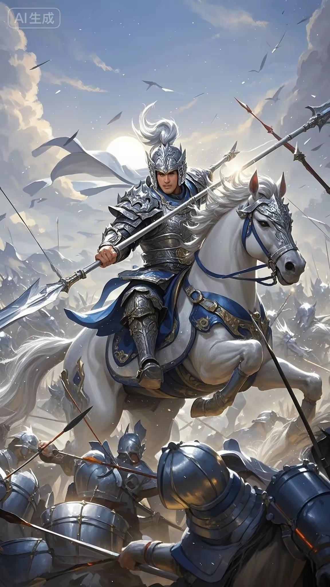 赵云武力虽高，也不能碰瓷吕布。 赵云和吕布没有交手记录，直接比较不了...