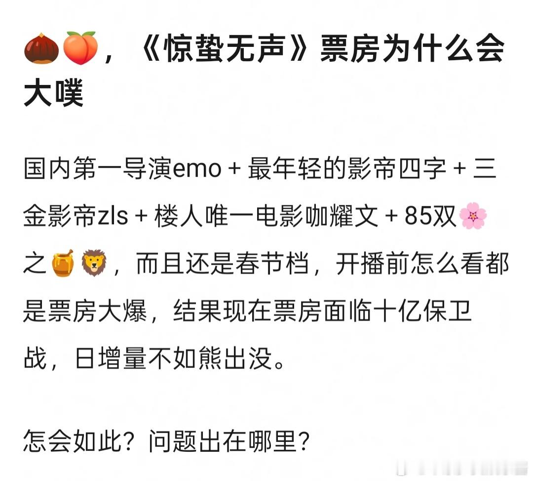 有网友说惊蛰无声扑了，大家看过的怎么说？ 