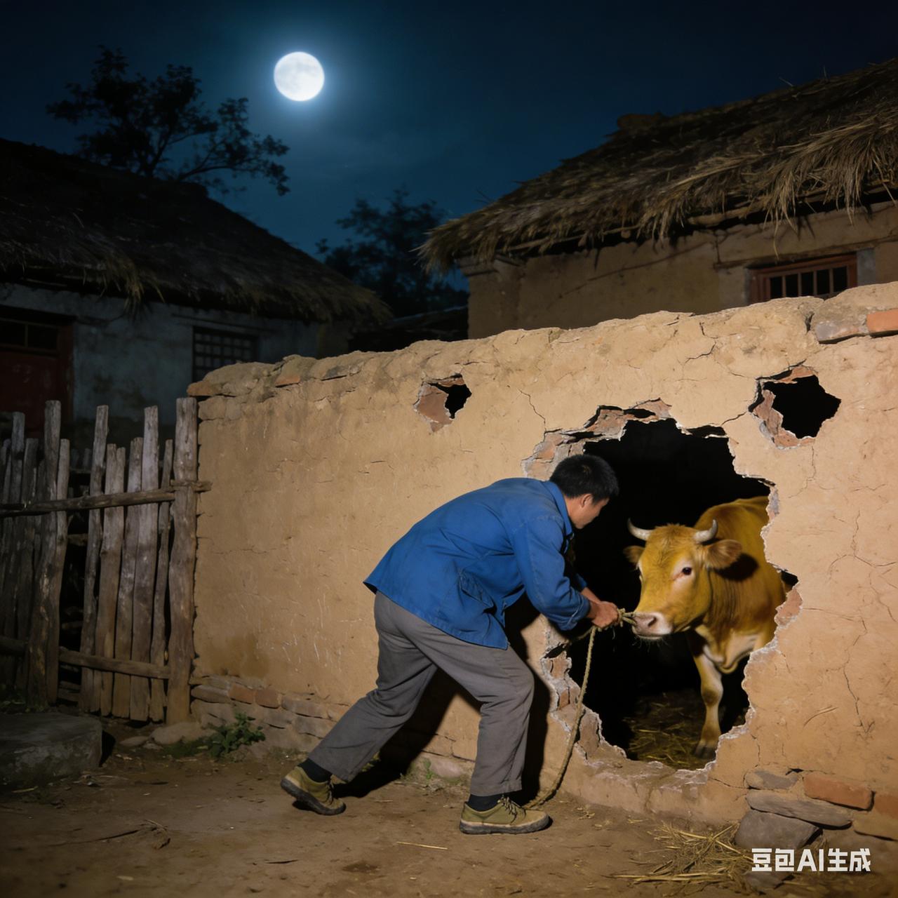 （图片AI生成） 穿墉盗牛

上世纪 80 年代初，改革开放初期社会转型尚未完全