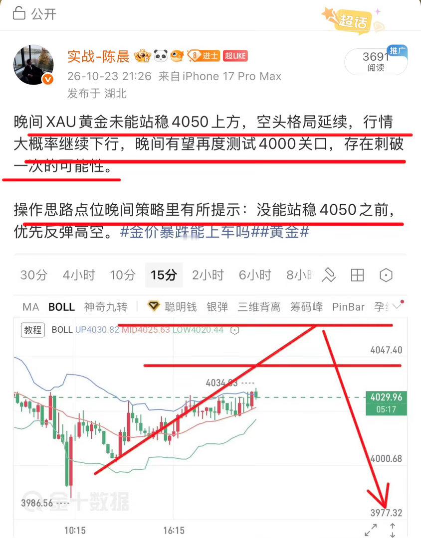 庆幸吧兄弟们、一直强调不要乱多、晚间有望刺破4000、行情也没有辜负我们！希望陈