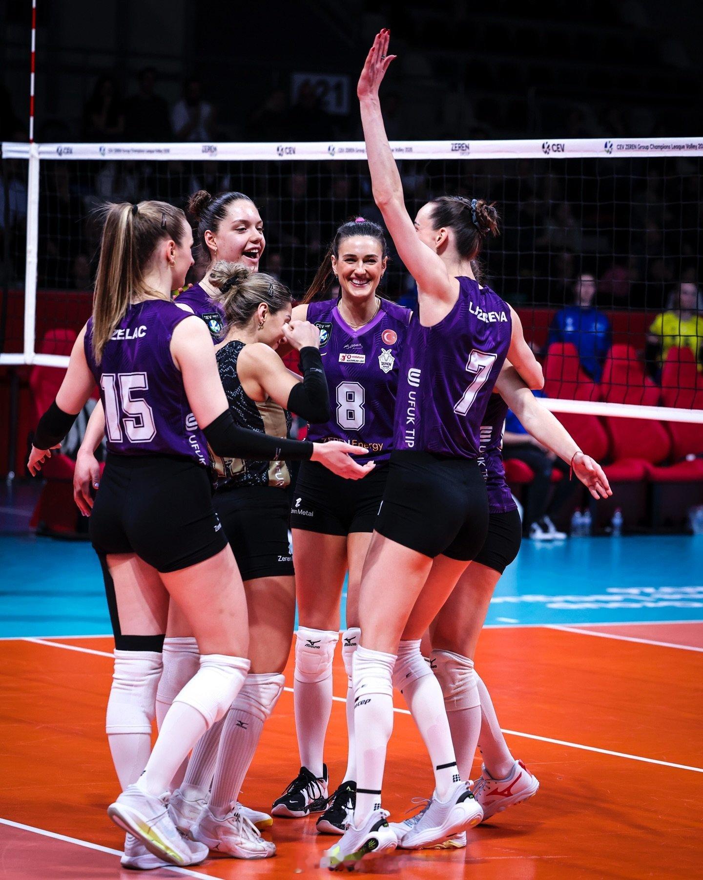 女排 泽仁在三项赛事中想要晋级需淘汰的对手：土耳其杯 1/4决赛vs🇹🇷瓦基