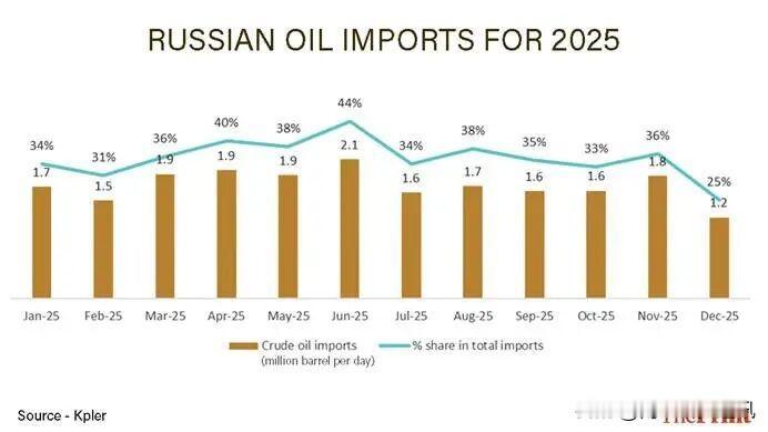 《印刷报》1月1日报道，分析称，印将在2026年维持石油多元化进口政策，而非对俄