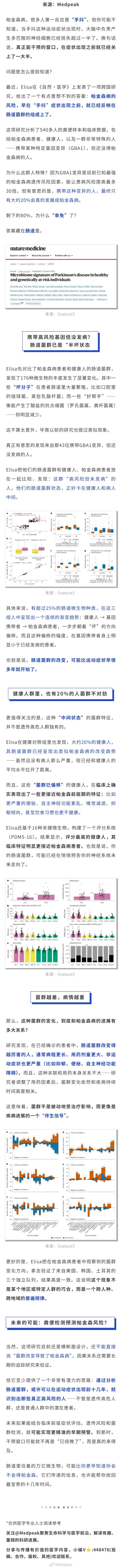 便秘可能是帕金森前兆？《Nature》：肠道里的“菌群画像”，提前十几年预告帕金
