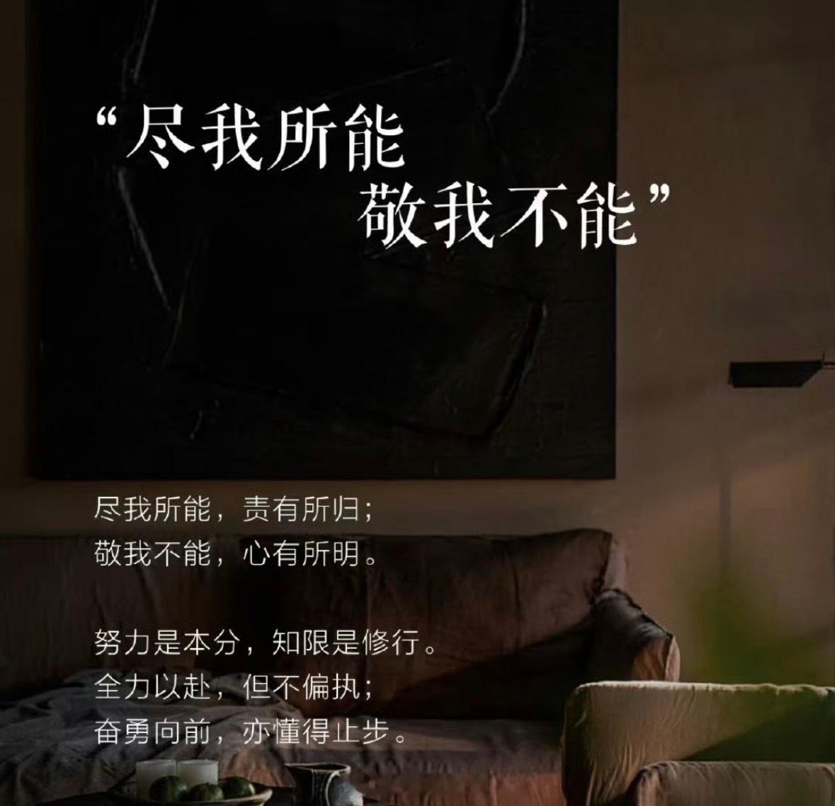 在尽职和尽责之间选择了尽兴凡事适度尽力即可，不必强求面面俱到。停止自我拉扯的焦虑
