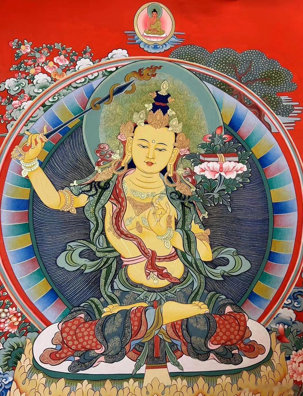 遇见文殊菩萨，愿望大胆说，真的很灵！ ​​​