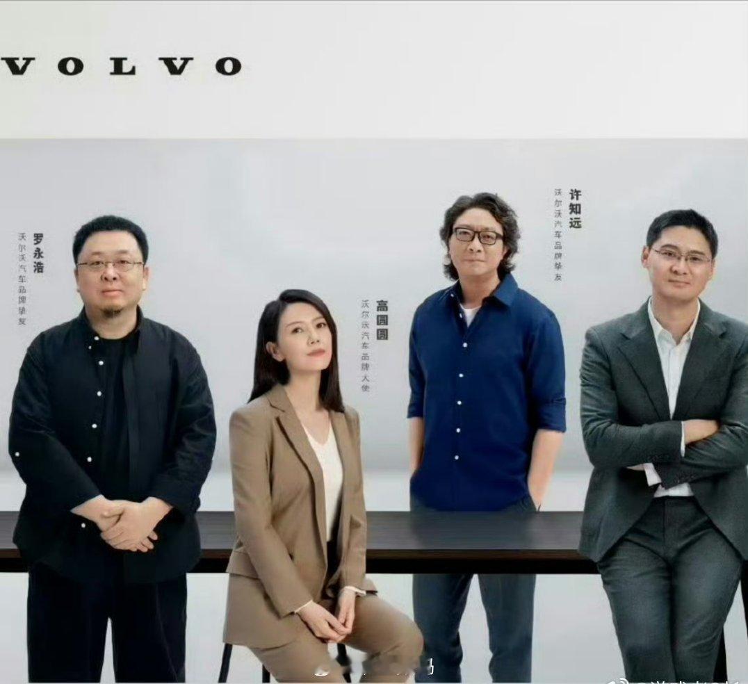沃尔沃 胡锡进沃尔沃、胡锡进、罗翔、许知远，真的，沃尔沃能不能考虑下把高圆圆换成