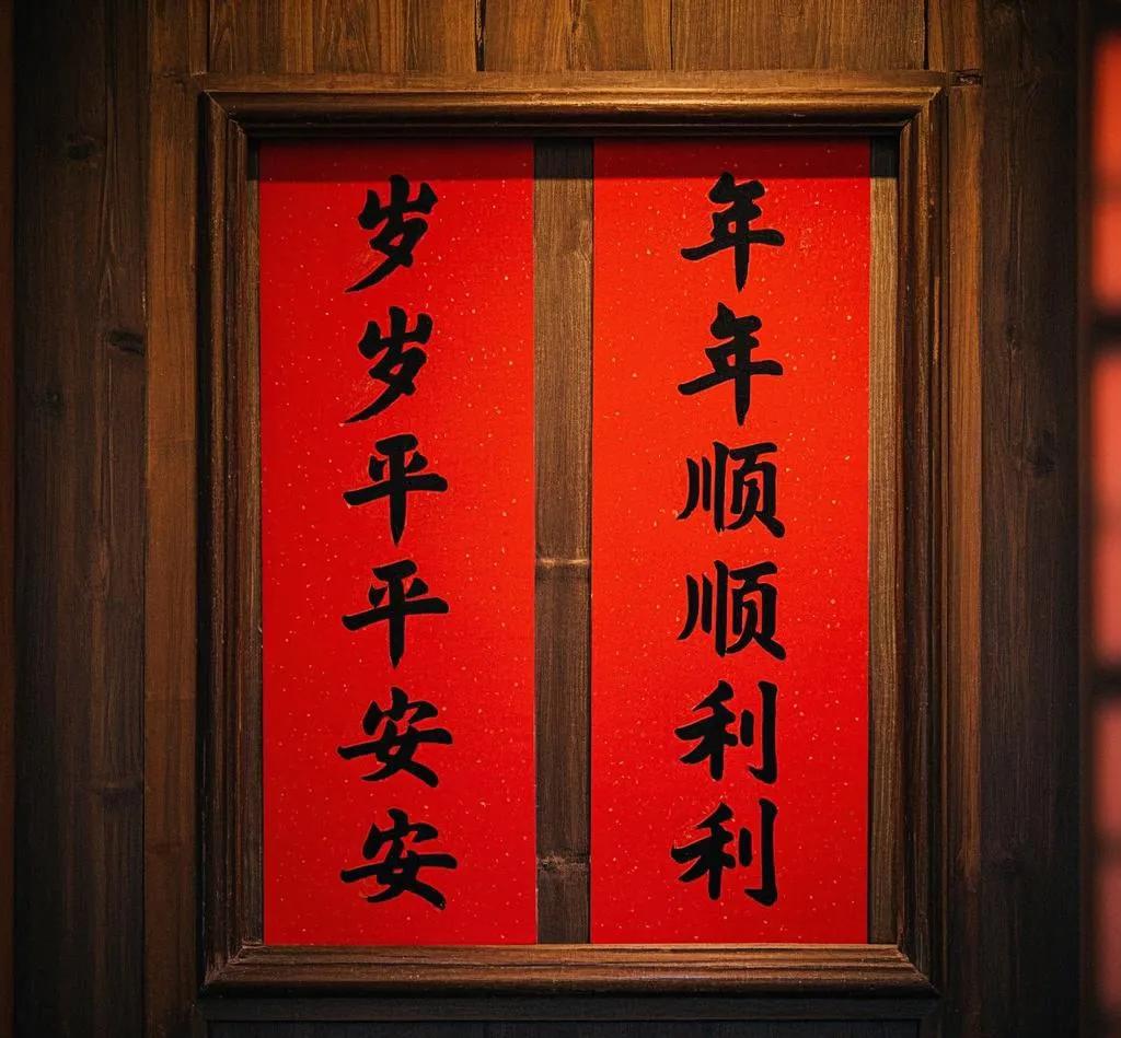 下联：年年顺顺利利
 
此联中“岁岁”对“年年”，均表示时间的更迭和延续；“平平