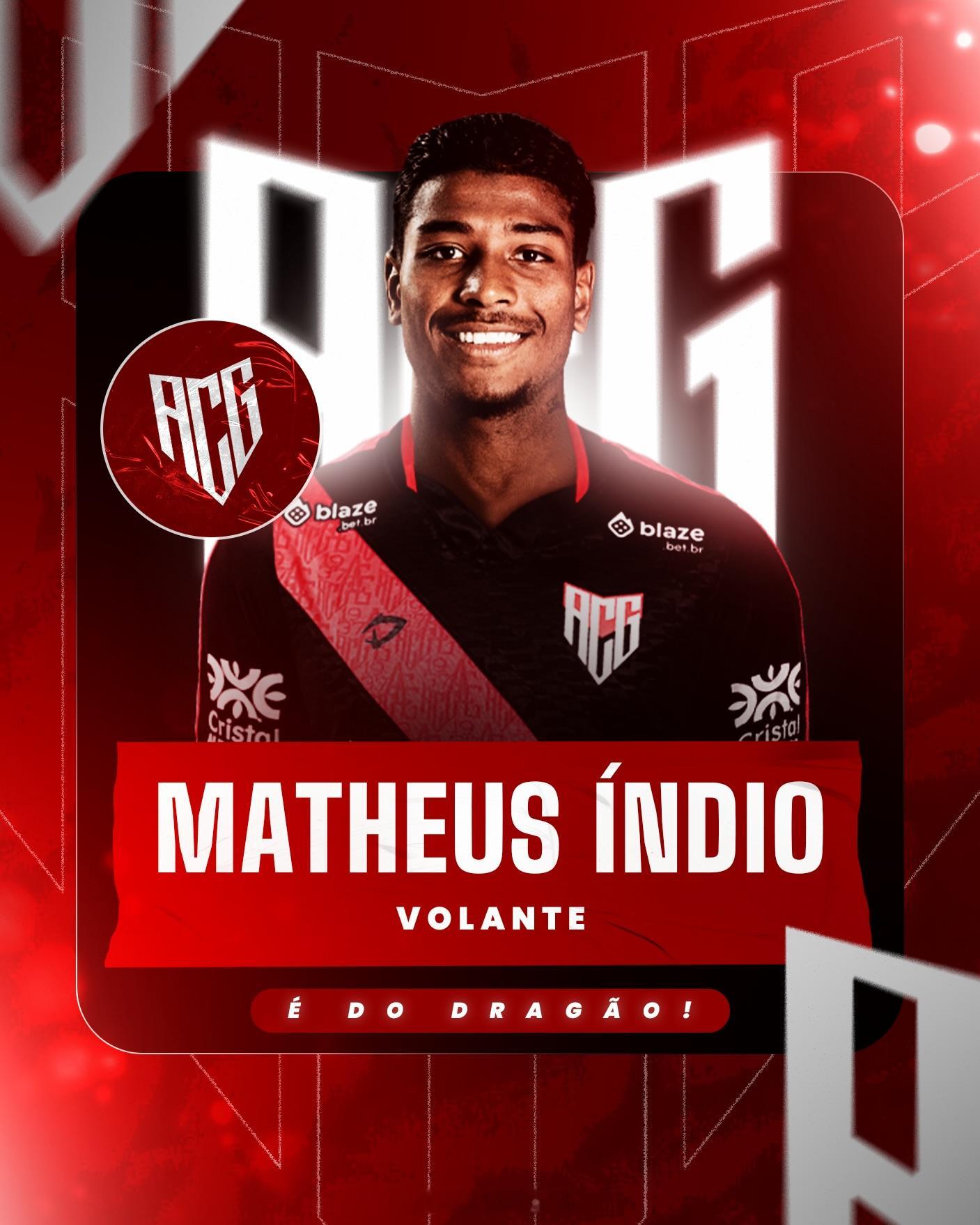 巴西戈亚尼亚人竞技（Atlético Goianiense）官方宣布，签下了青岛