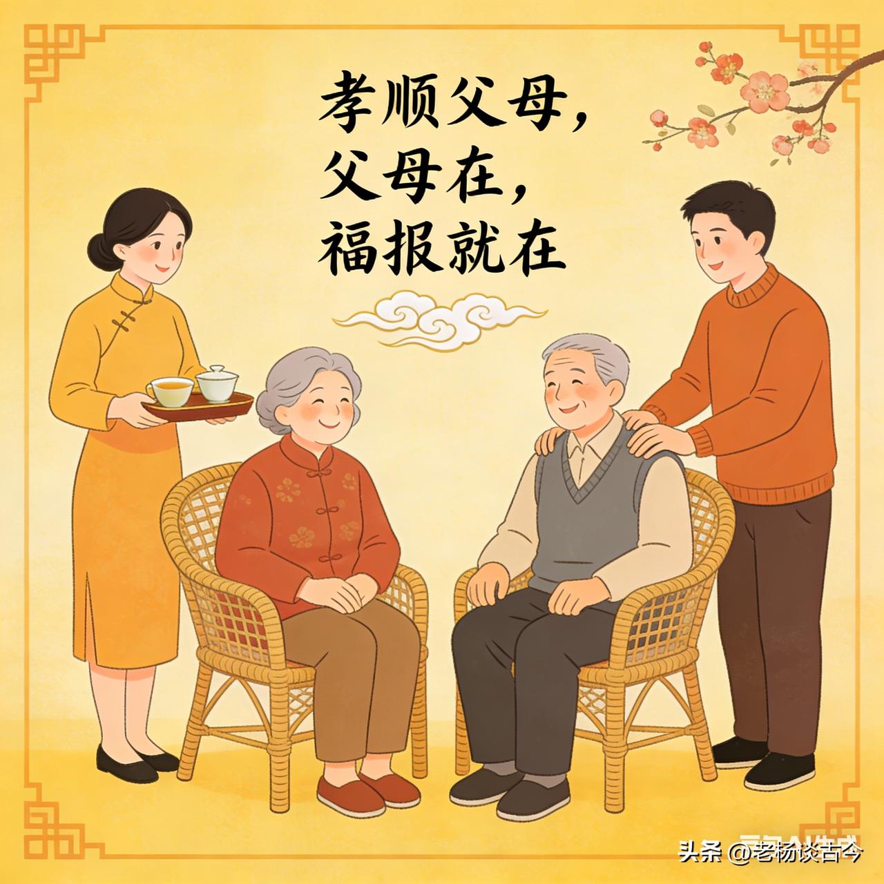 父母存在的意义是什么？父母在，福报就在，祝天下父母长寿安康。

第一，妈妈是你这