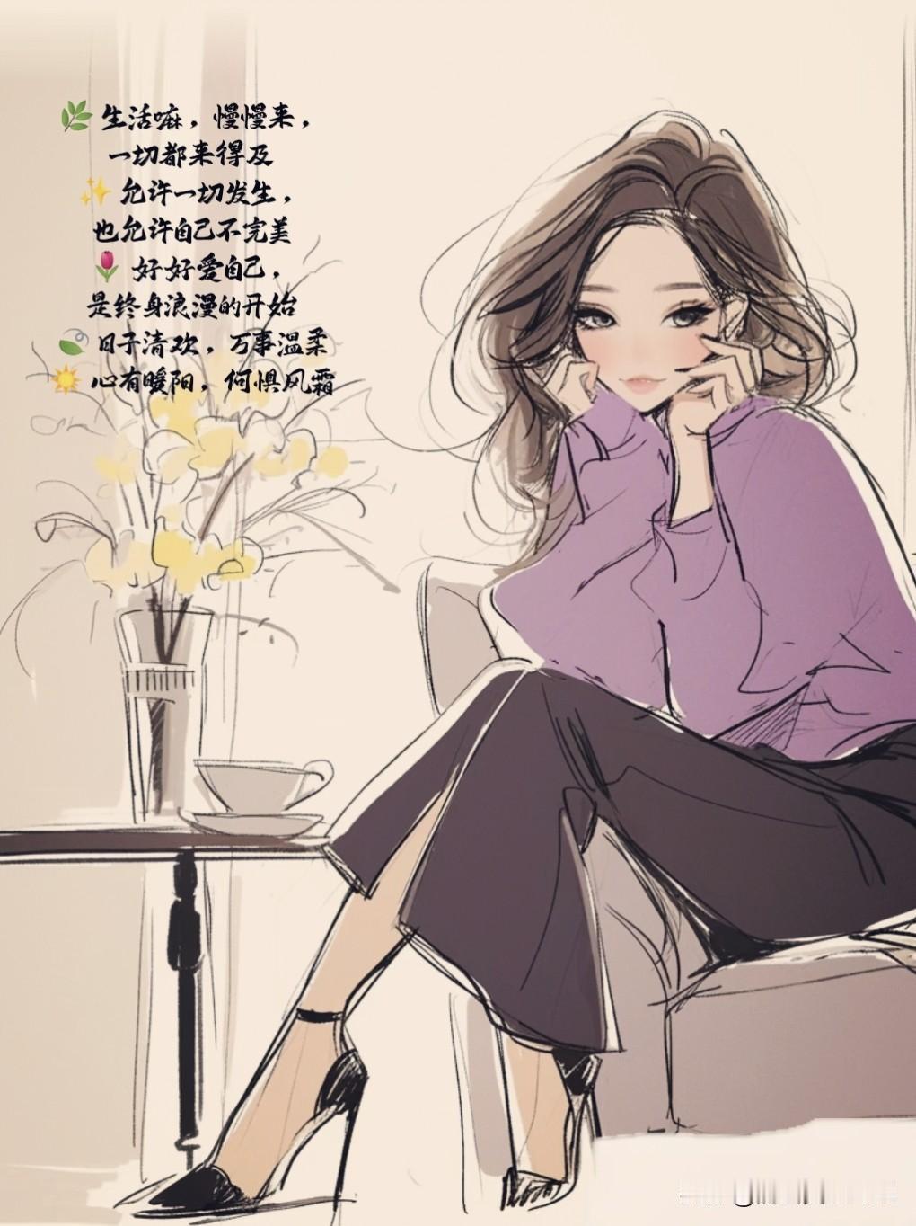 终于过上了随遇而安的退休生活，褪去了曾经的锋芒，收起了心底的浮躁，懂得了老年人的