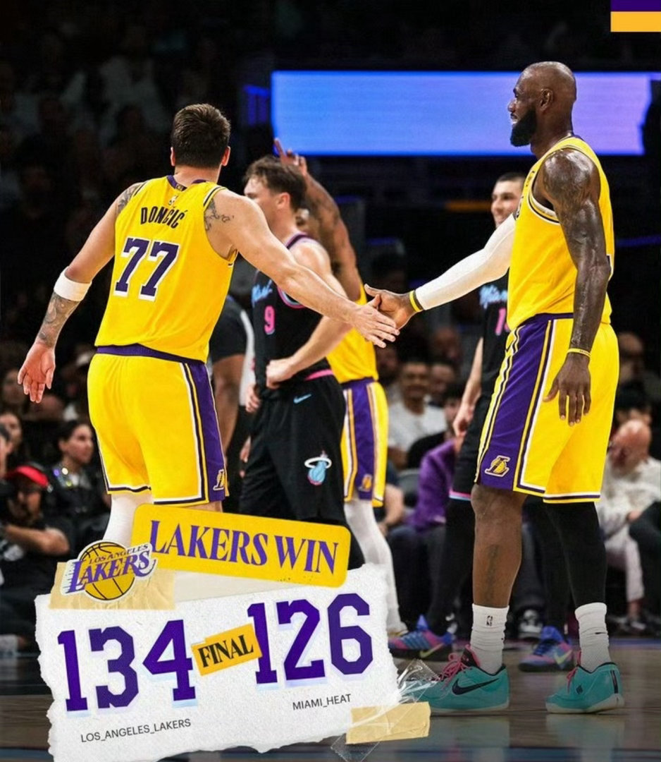 两天狂砍100分！东契奇轰60分创湖人生涯新高，湖人8连胜剑指季后赛东契奇60分