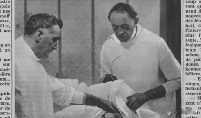 1920年，一位俄罗斯医生突发奇想，竟把猴子的睾丸，植入到一个老头体内。手术之后