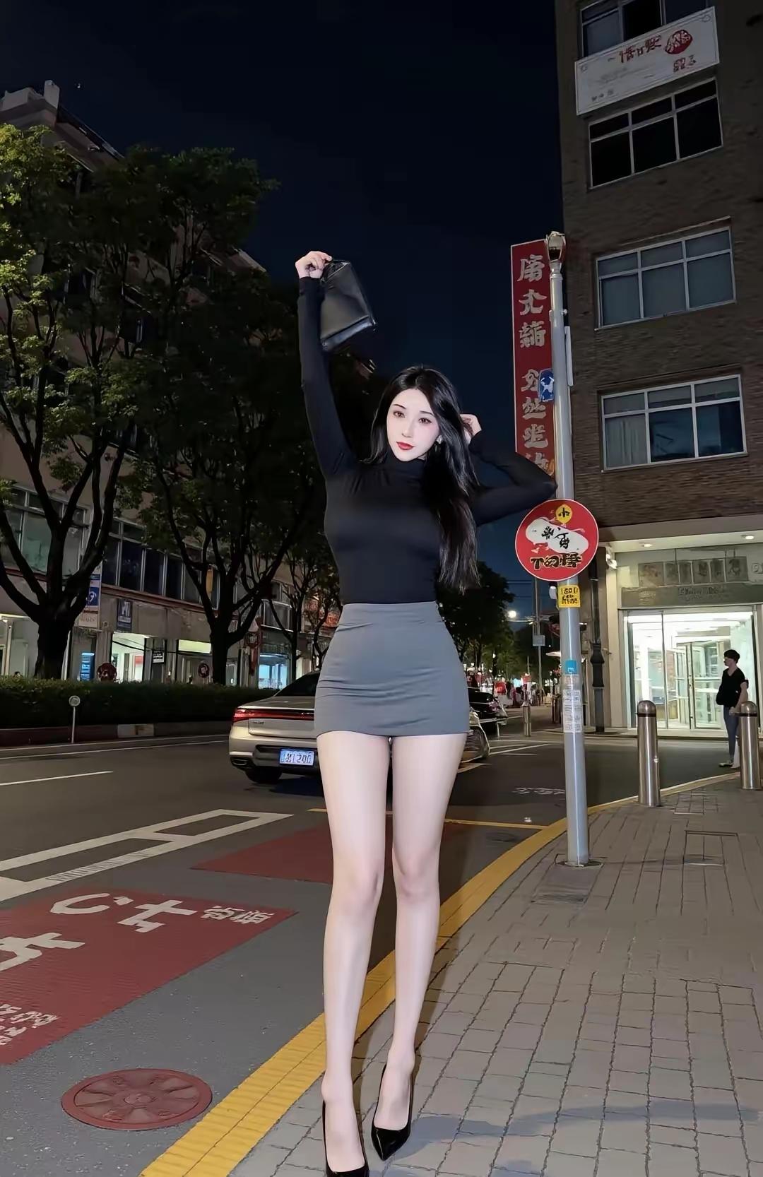 黑色简直是穿搭界的神！说它能搭配任何颜色的衣服一点都不夸张。就拿经典的黑与浅灰来