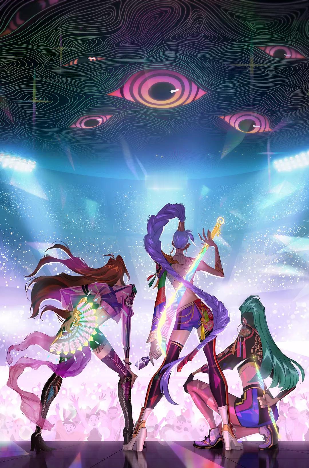 造浪吧国庆档  影片《K-POP：猎魔女团》有着一流的歌曲、画面，三流的剧情！三