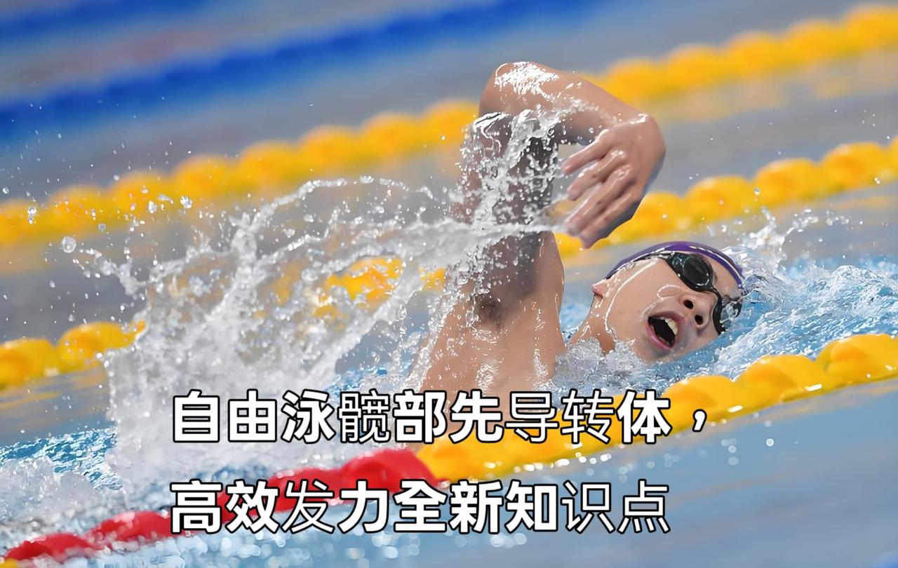 自由泳髋部先导转体，高效发力全新知识点！泳教头 | 泳讲堂：自由泳髋部先导转体，