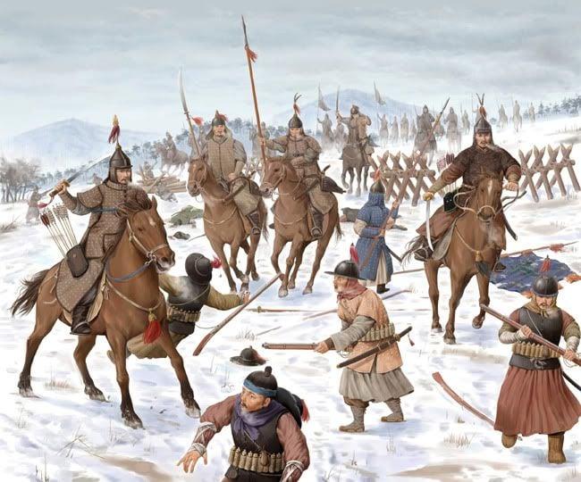 1618 年，努尔哈赤发布 “七大恨”正式反明；二十六年后，清军入主北京。而入关