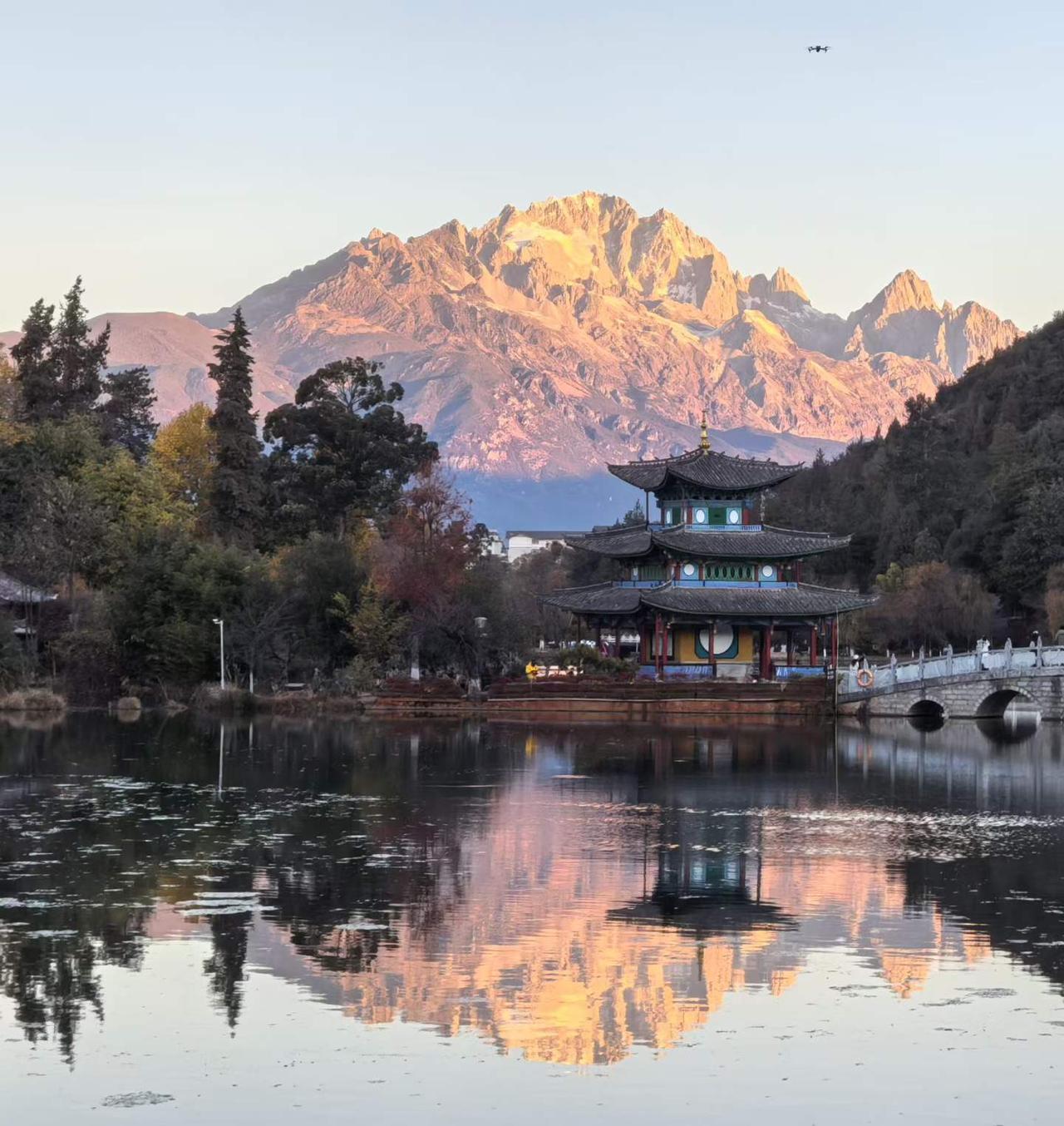 剑川茶马古道玉津桥、丽江金色玉龙雪山——大美滇西（Mr.Wu拍摄）