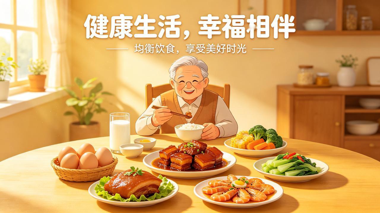 人老知足，吃对更享福！
中老年养生饮食口诀！
 
人到晚年，养生不必刻意节俭，好