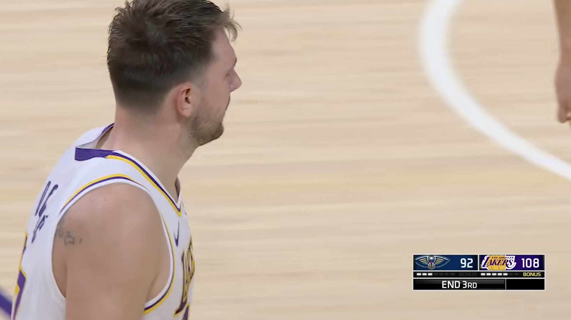 三节结束，湖人108-92鹈鹕，什么感觉？鹈鹕vs湖人