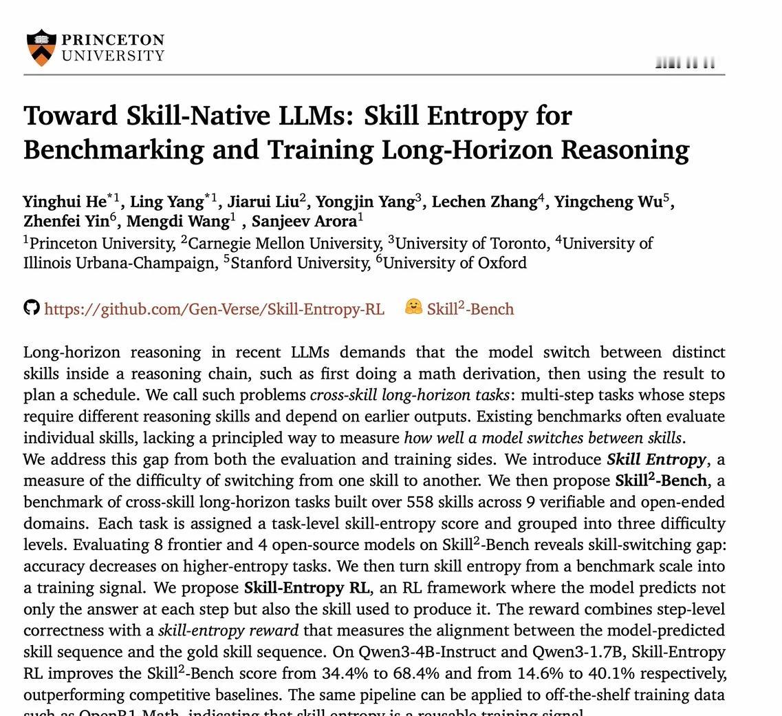 SKILL-BENCH：LLMs的多任务学习
arxiv 上最近的一篇新论文：T
