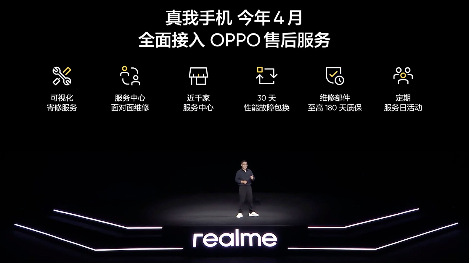 真我用户最期待的来了，真我手机今年4月全面接入OPPO售后体系……再也不用担心售
