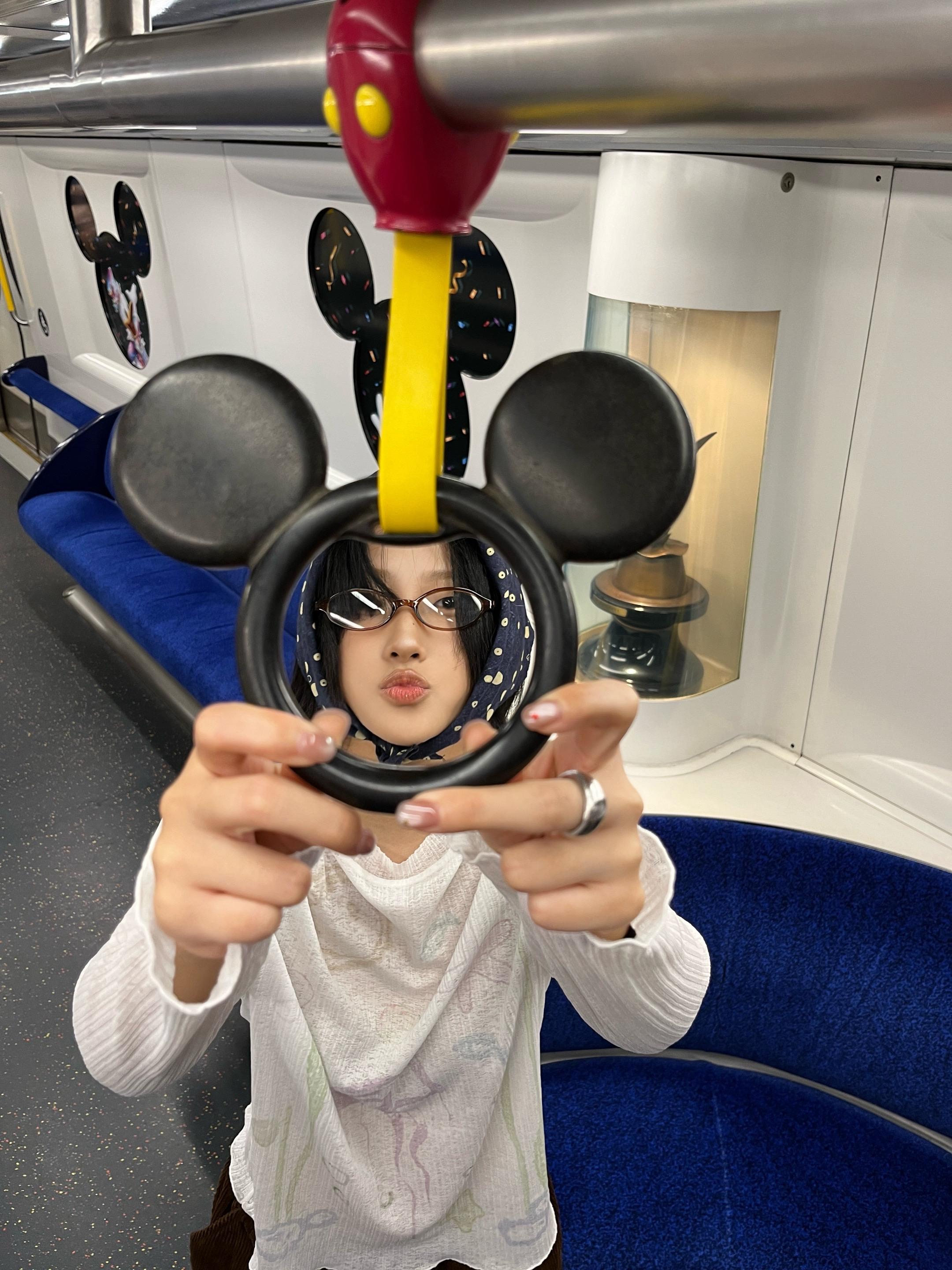 在🇭🇰迪士尼快乐的瞬间。