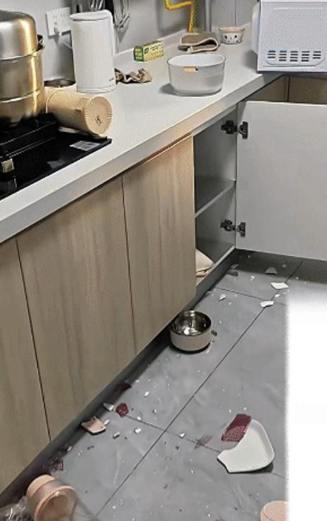 和媳妇干架了，把全屋砸个稀巴烂！我俩一起砸，她砸一样我砸一样，不知不觉该砸的都砸