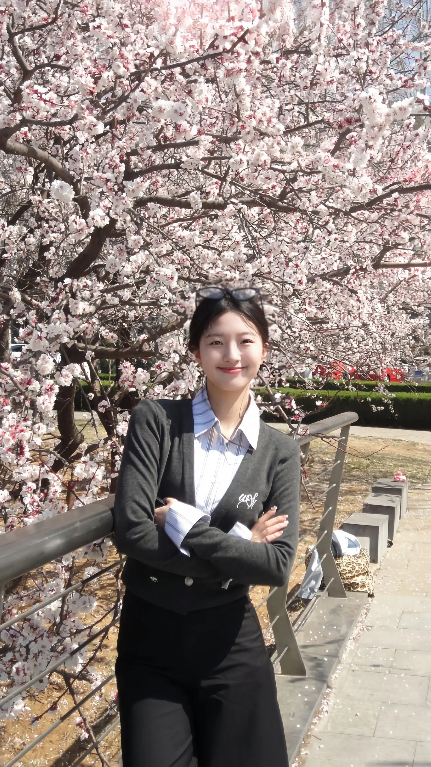 学校的春天好美松弛感