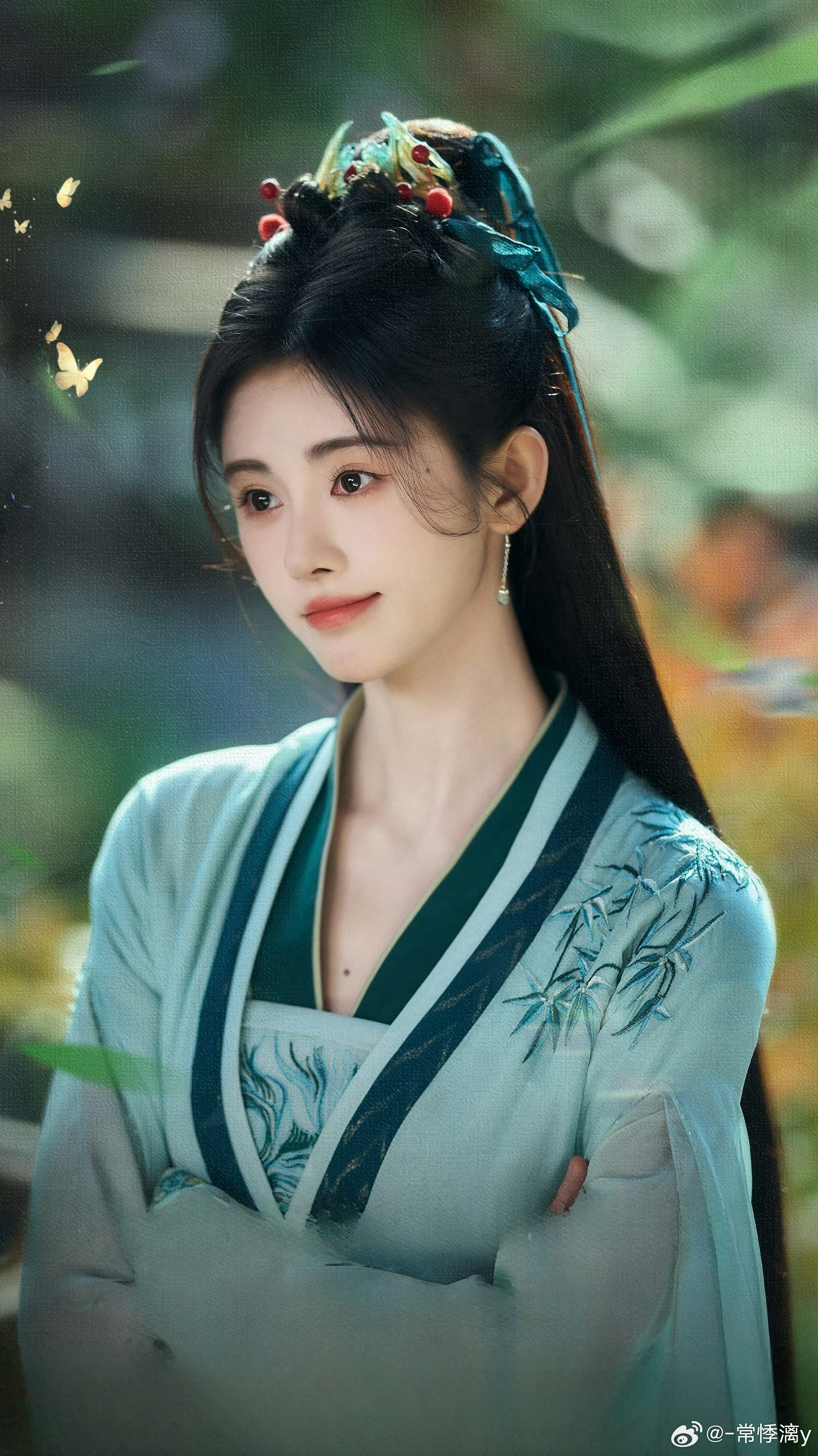 鞠婧祎 jjy鞠婧祎千香 jjy 鞠婧祎姜黎非“ 晚安 是只会在梦里相见电子蝴蝶