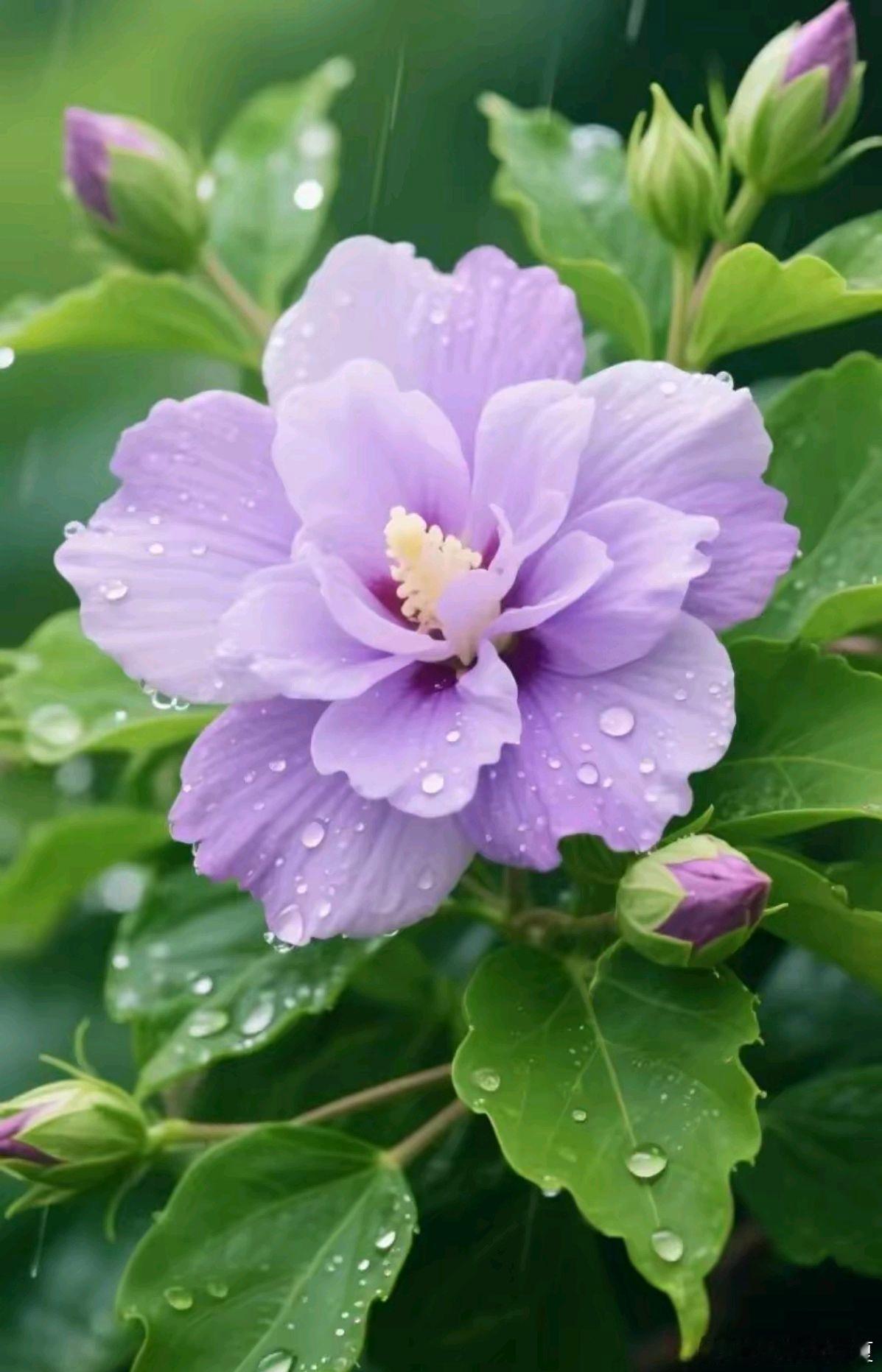 紫花沾尽晨露，漫染一院夏日清欢～寻美河南