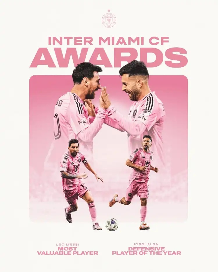 【实至名归🐐】迈阿密国际官方宣布，梅西当选俱乐部的年度最有价值球员。里奥内尔-