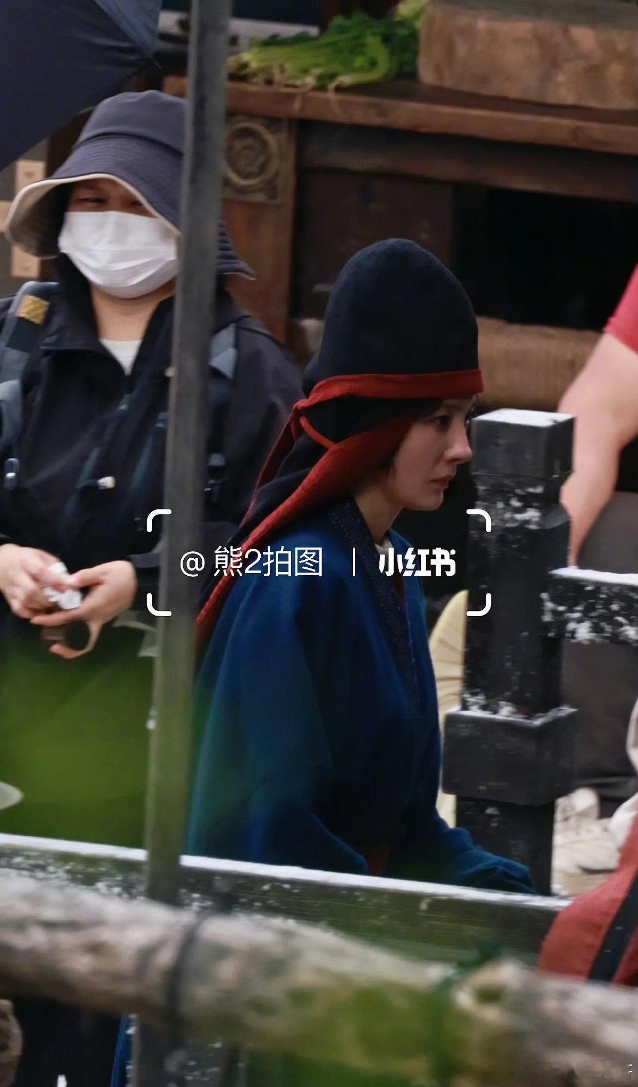 杨幂江山大同新造型路透 