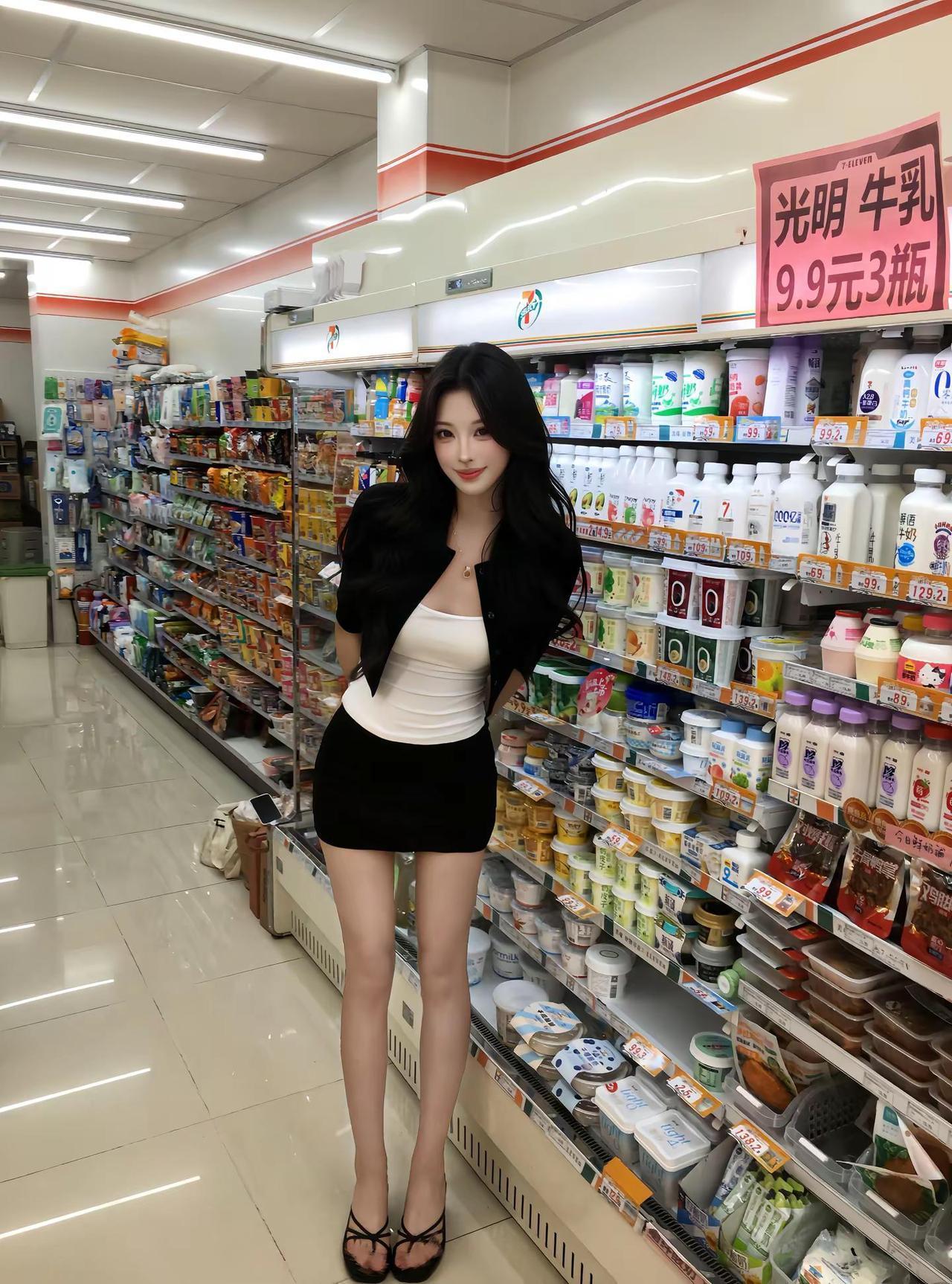 如果是和你 散步的地点也可以是楼下便利店 便利店ootd