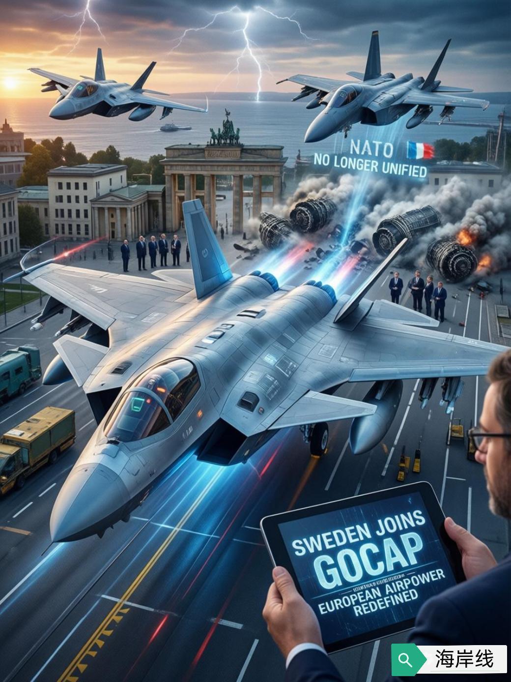 据《日本经济新闻》2月17日报道，瑞典国防大臣最近放出口风，说对加入英国、日本、