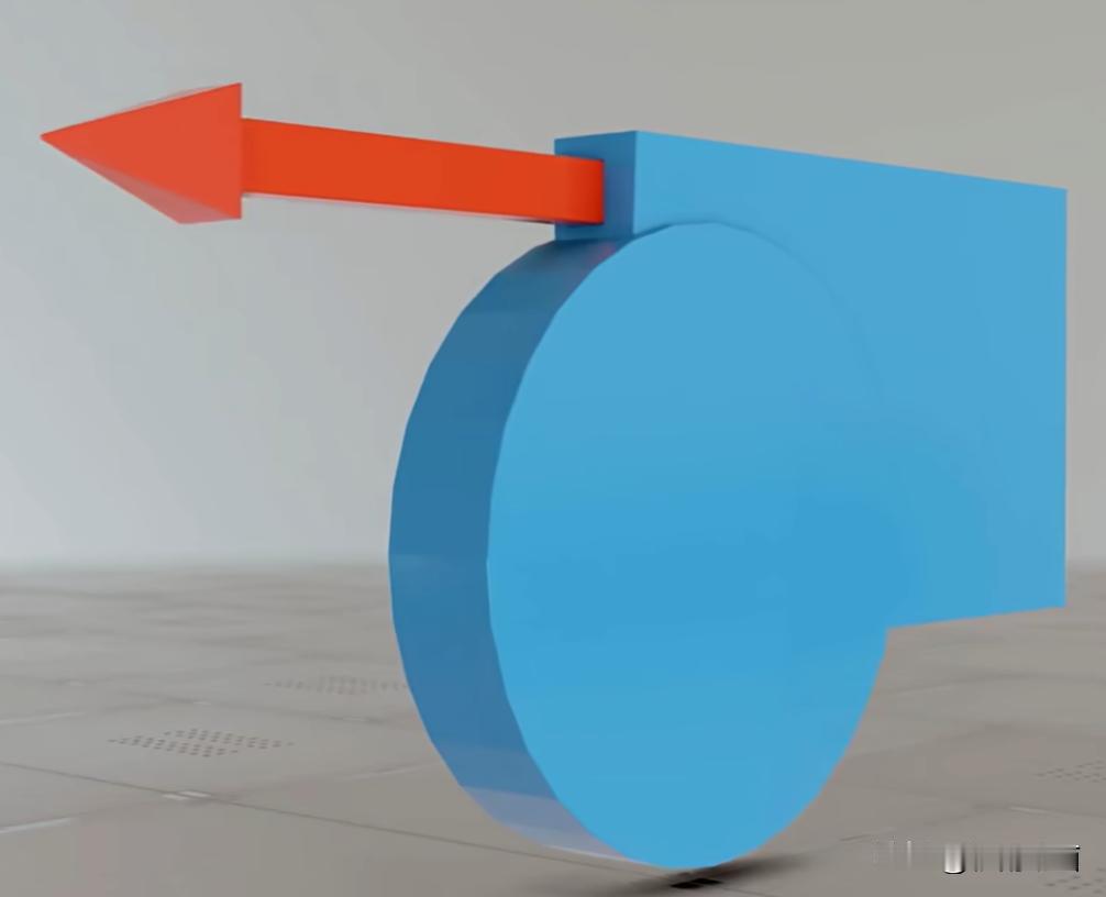 三轮突进往复运动机构。
这是一个往复运动机构，由三个滚轮依次拨动一个弯曲的滑块来