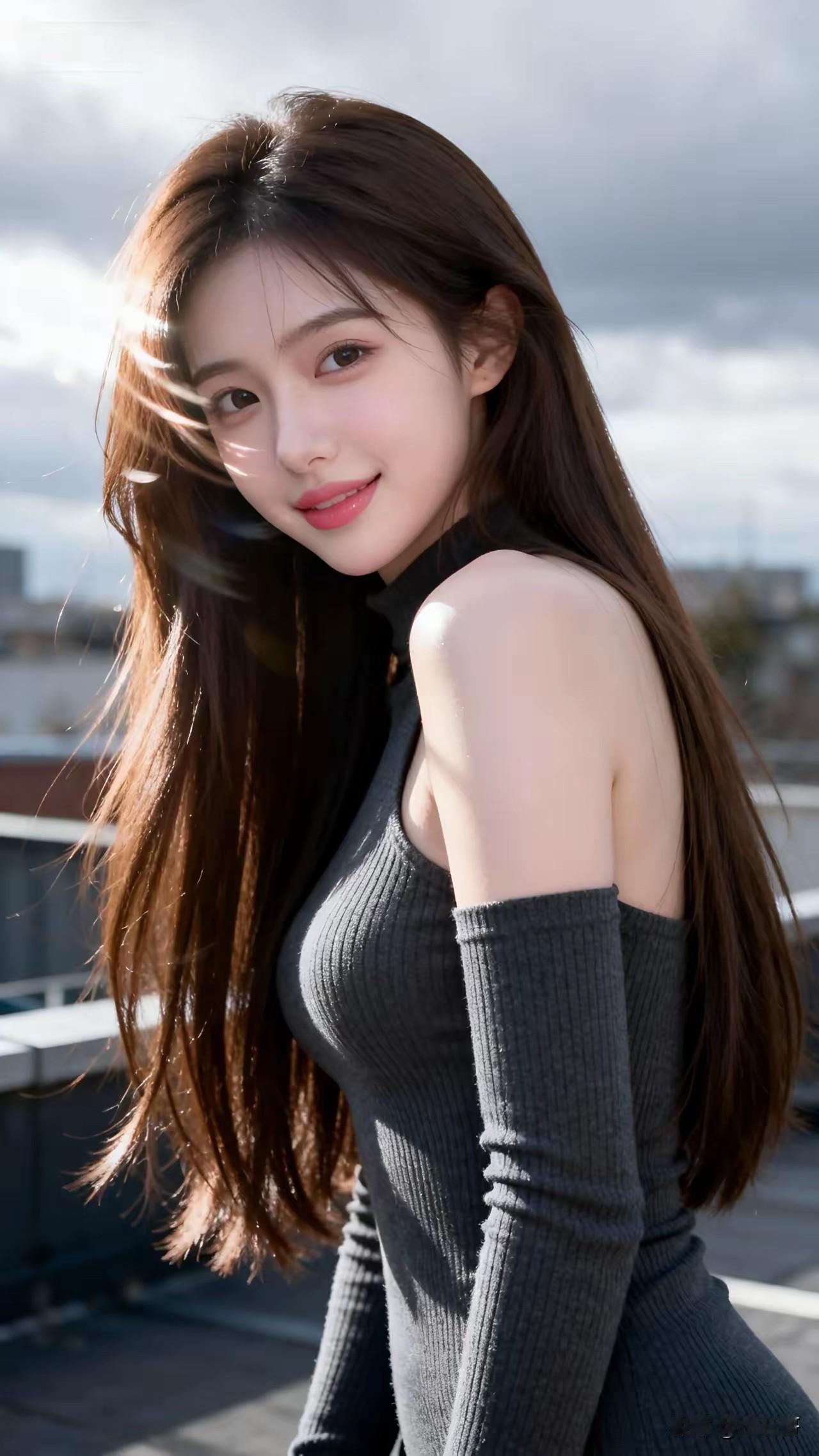 无论是真实的美女，
还是Al批图美女，
只要养眼，
养心就好！
你觉得呢？
谁是